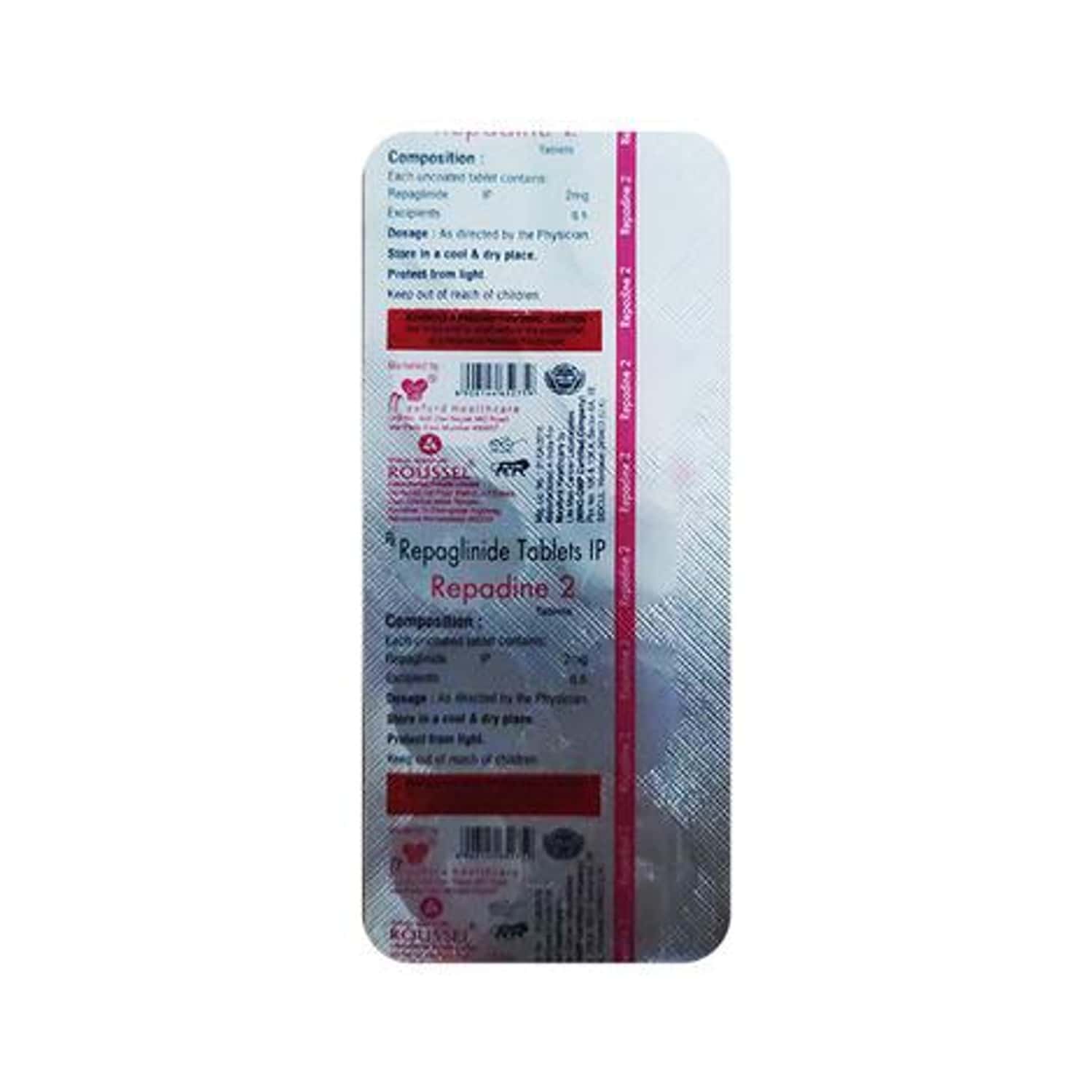 repadine 2mg tablets