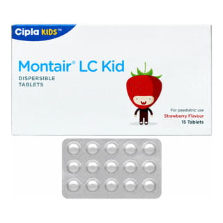 Montair Lc Kid Strawberry Flavour Strip Of 15 Tablets