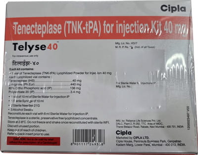 Telyse 40mg Dry Vial Of 1 Powder For Injection Kit