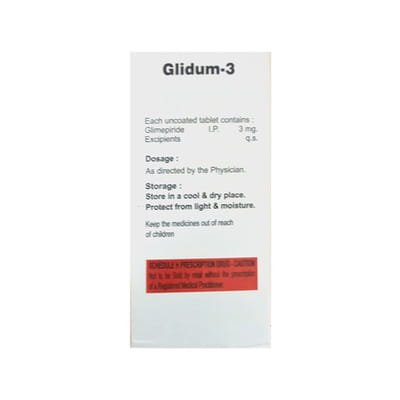 Glidum 3mg Strip Of 10 Tablets