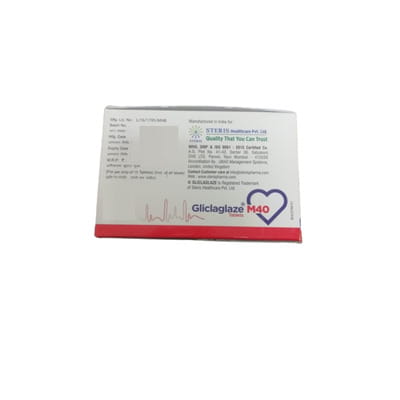 Gliclaglaze M 40mg Strip Of 15 Tablets