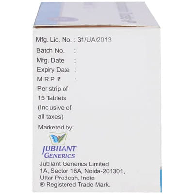 Jubira 10mg Strip Of 15 Tablets