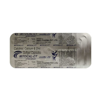 Mitocal Ct Strip Of 15 Softgel Capsules