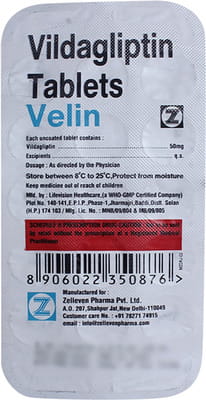 Velin 50mg Strip Of 15 Tablets