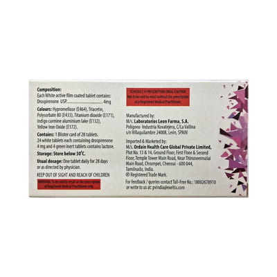 Slinda 4mg Strip Of 28 Tablets