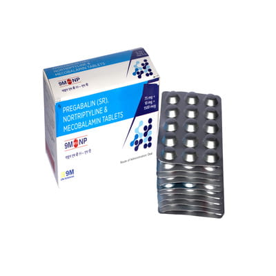 9m B12 Np Strip Of 15 Tablets
