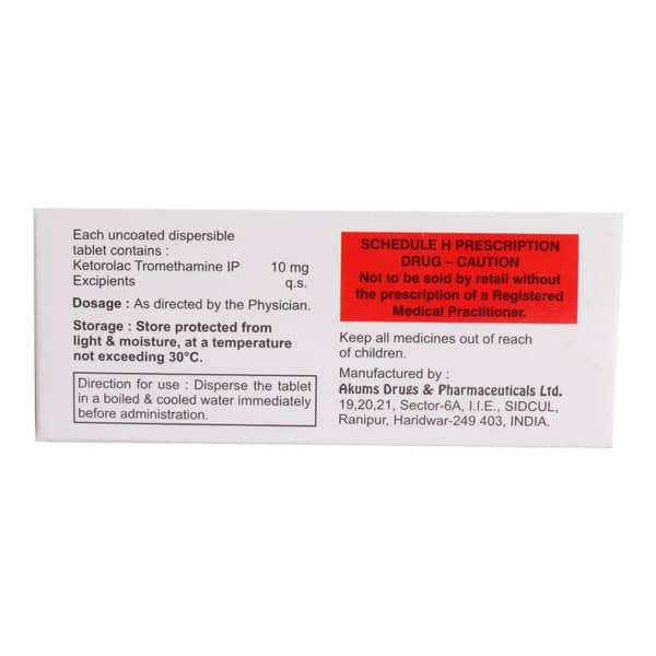 Tacgold Dt Strip Of 10 Tablets