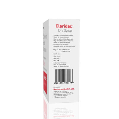 Claridac 125mg Bottle Of 30ml Dry Syrup