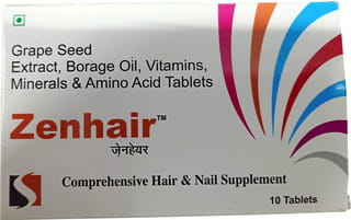 Zenhair Strip Of 10 Tablets