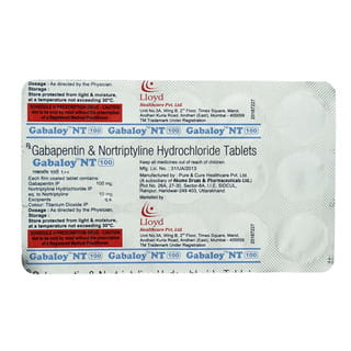 Gabaloy Nt 100Mg Strip Of 15 Tablets