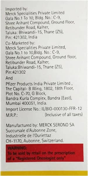 Bavencio 200mg Vial Of 10ml Solution For Infusion