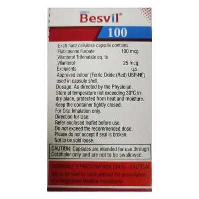 Besvil 100mcg Octacaps Bottle Of 30 Inhalation Capsules