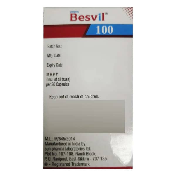 Besvil 100mcg Box Of 30 Octacaps