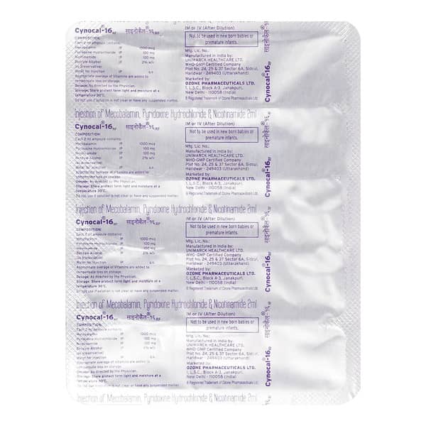Cynocal 16 Rf Ampoule Of 2Ml Injection