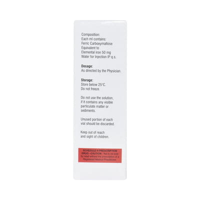 Raricap Fcm 50mg Vial Of 10ml Solution For Injection