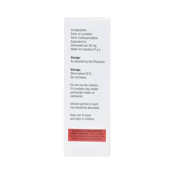 Raricap Fcm 50mg Vial Of 10ml Solution For Injection