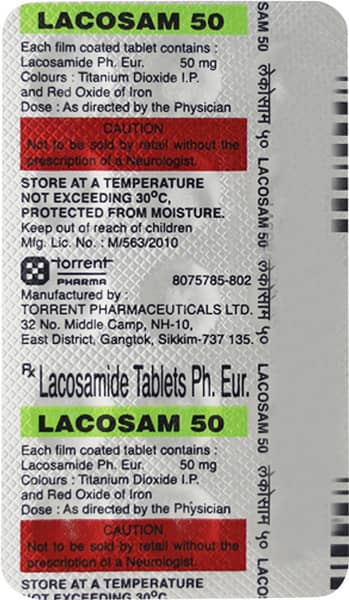 Lacosam 50 Tablet