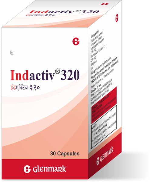 Indactiv 320mcg Bottle Of 30 Inhalation Capsules