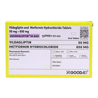 Goodgliptin M 850Mg Strip Of 10 Tablets