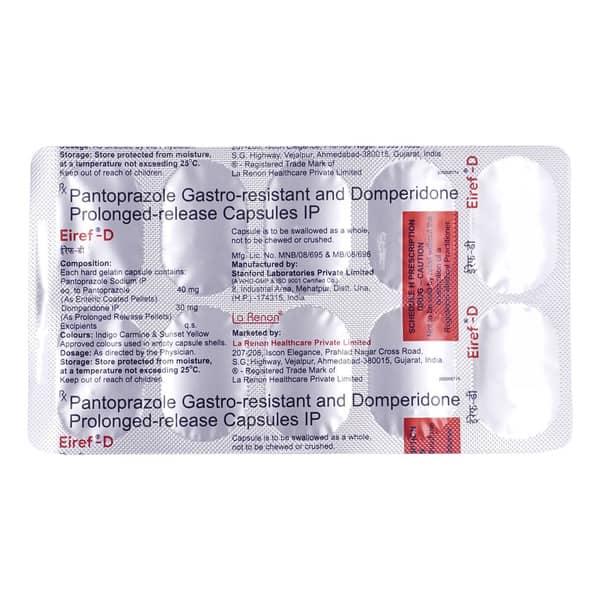 Eiref D Strip Of 10 Capsules