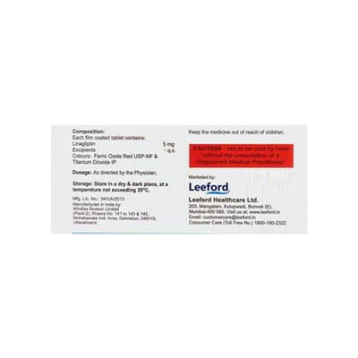 Linaford 5mg Strip Of 10 Tablets