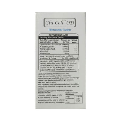 Glu Cell Od Strip Of 10 Tablets