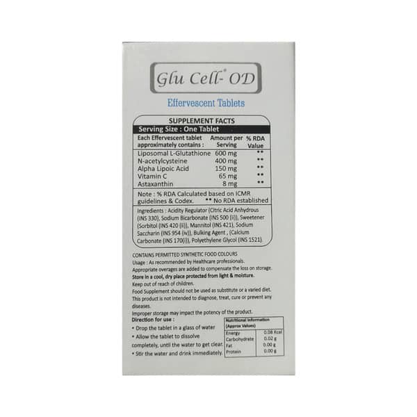 Glu Cell Od Strip Of 10 Tablets