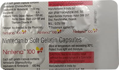 Nintena 100mg Strip Of 10 Softgel Capsules