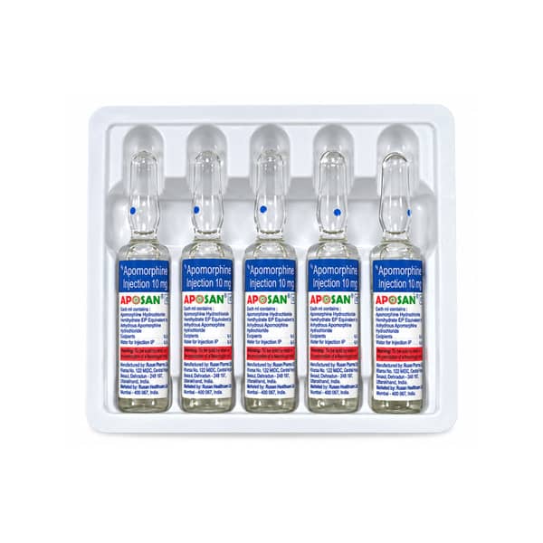 Aposan 10Mg Ampoule Of 2Ml Injection (Pack Of 5)