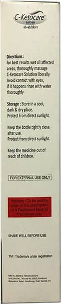 C Ketocare Bottle Of 100ml Lotion