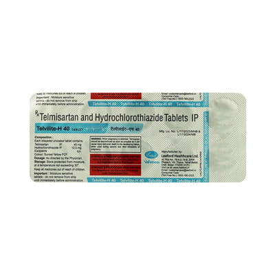 Telvilite 40mg Strip Of 10 Tablets