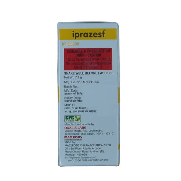 Iprazest 50/20mcg Box Of 120 Metered Dose Inhaler