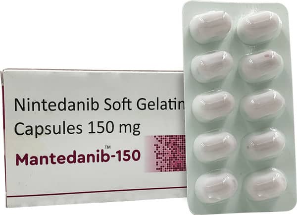 Mantedanib 150mg Strip Of 10 Softgel Capsules