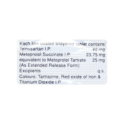 Telsaan Beta 25mg Strip Of 10 Tablets