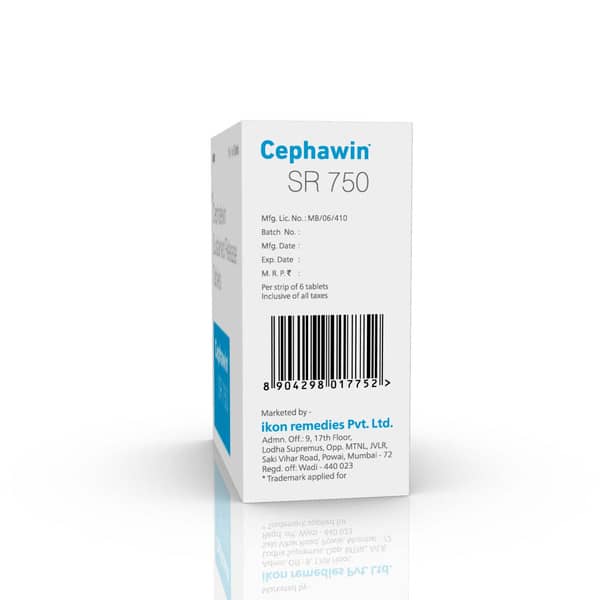 Cephawin Sr 750mg Strip Of 6 Tablets