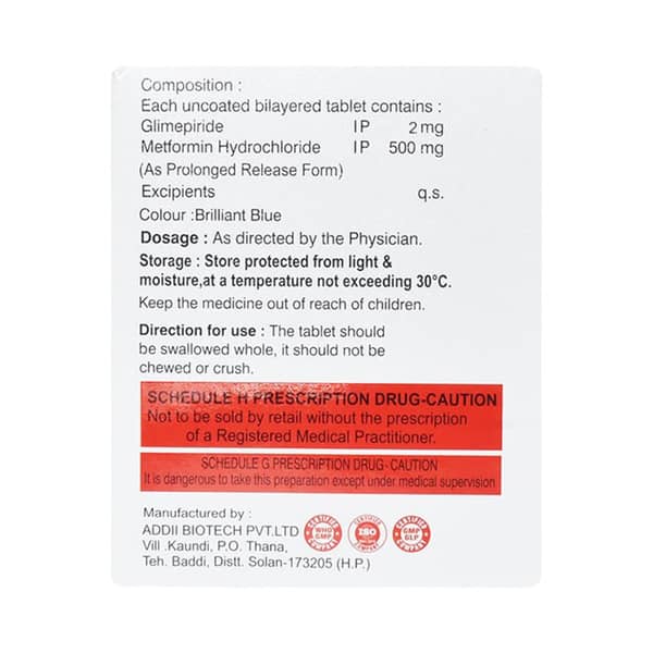 Geoglim G 2mg Strip Of 15 Tablets