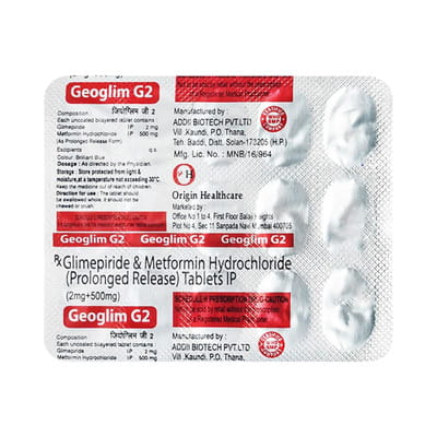 Geoglim G 2mg Strip Of 15 Tablets