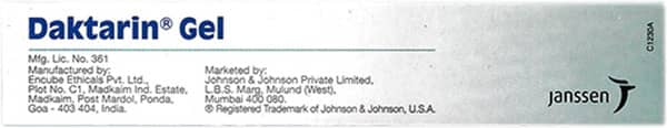 Daktarin Tube Of 40gm Gel