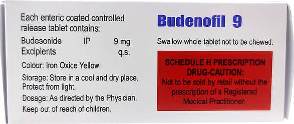 Budenofil 9mg Strip Of 10 Tablets