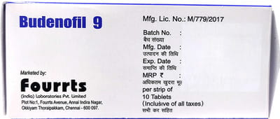 Budenofil 9mg Strip Of 10 Tablets