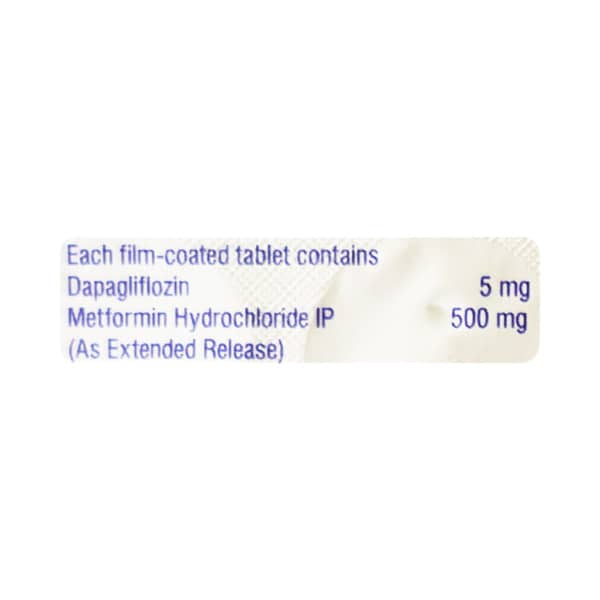 Dapabite M 5/500Mg Strip Of 10 Tablets