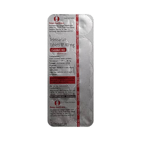 Geotel 40Mg Strip Of 10 Tablets