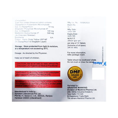 Sitaday Dm Strip Of 15 Tablets