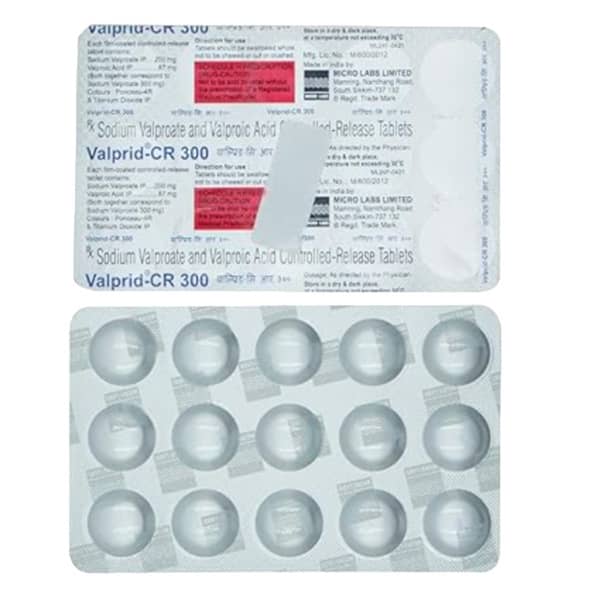 Valprid Cr 300mg Strip Of 15 Tablets
