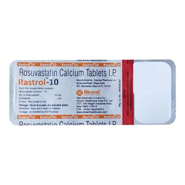 Rastrol 10Mg Strip Of 10 Tablets