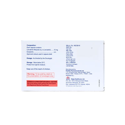 Lenvajaj 10mg Strip Of 10 Capsules