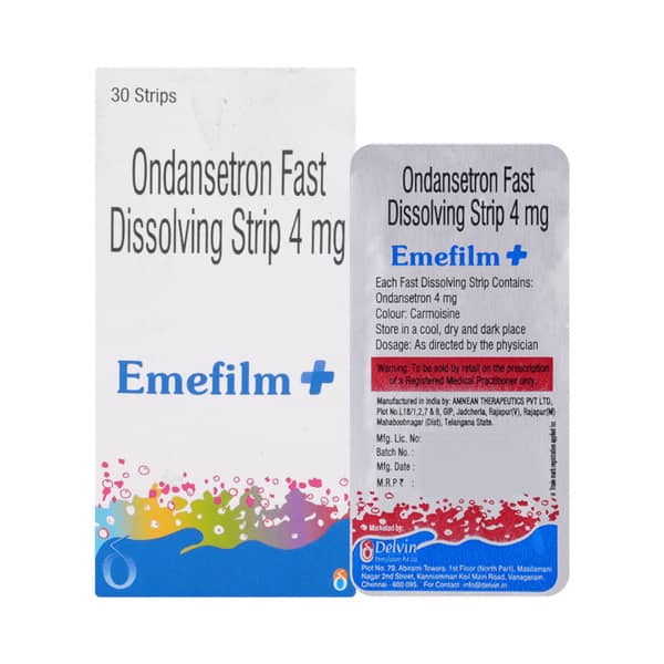 Emefilm 4Mg Strip Of 1 Orally Disintegrating Strip