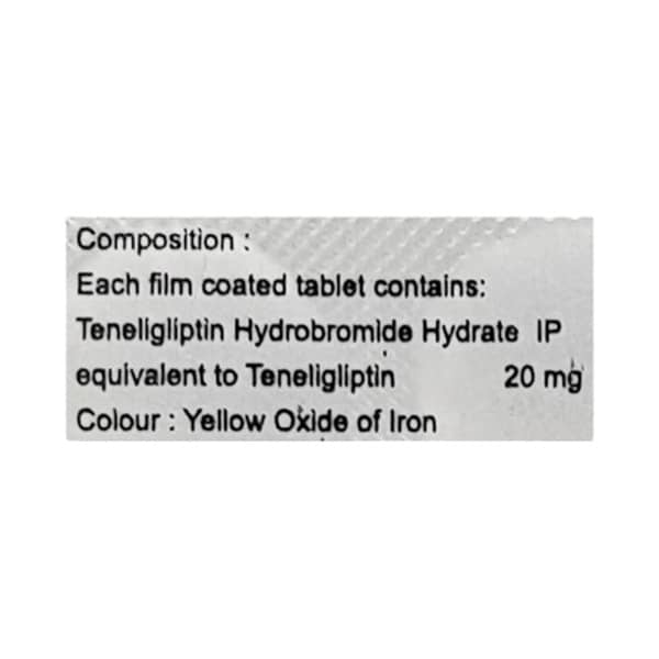Tenlitab 20Mg Strip Of 15 Tablets