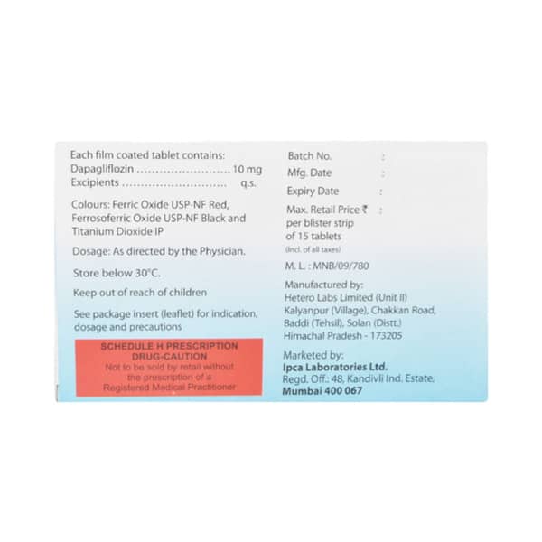 T2c 10mg Strip Of 15 Tablets