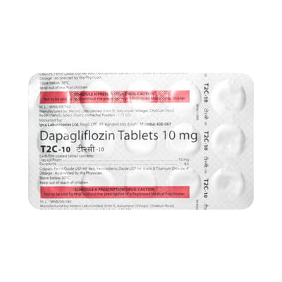 T2c 10mg Strip Of 15 Tablets